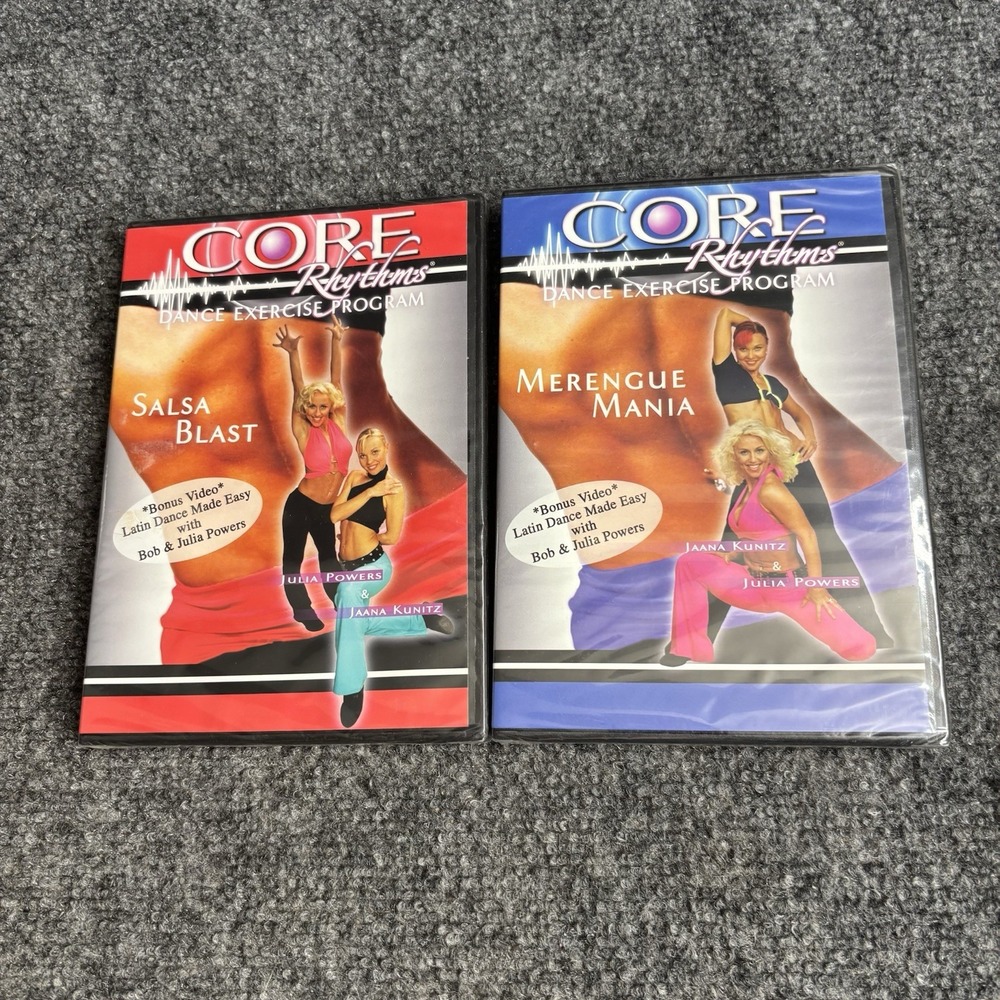 Core Rhythms Dance Exercise Program: 2 DVD Set • New & Sealed!!!